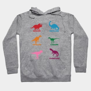 Types Of Dinosaurs Hoodie